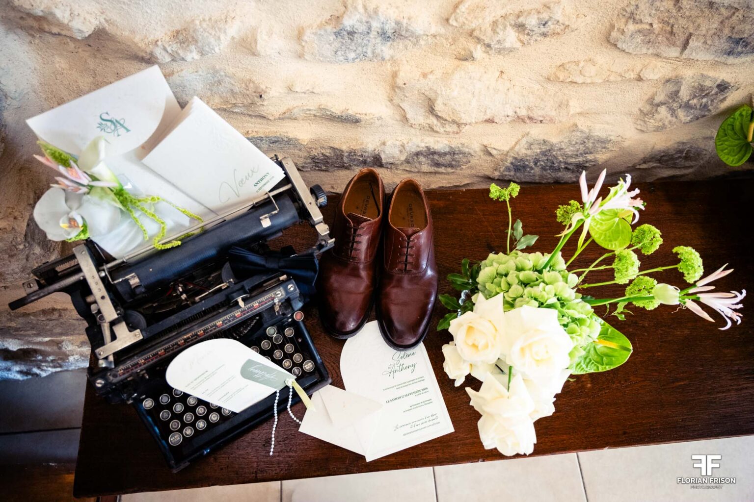 Flatlay Mariage lors du Workshop de All About Tomorrow.